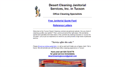 Desktop Screenshot of desertcleaning.com